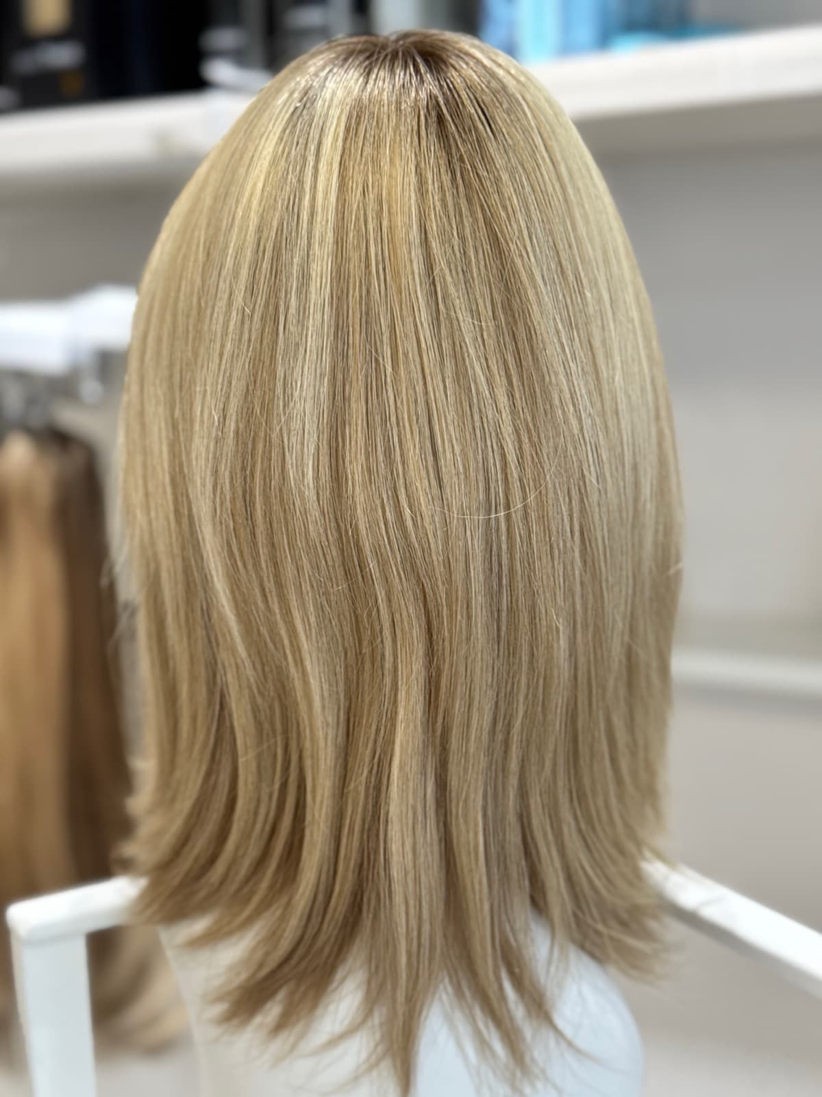 Lite Medium-Length Blonde Wig