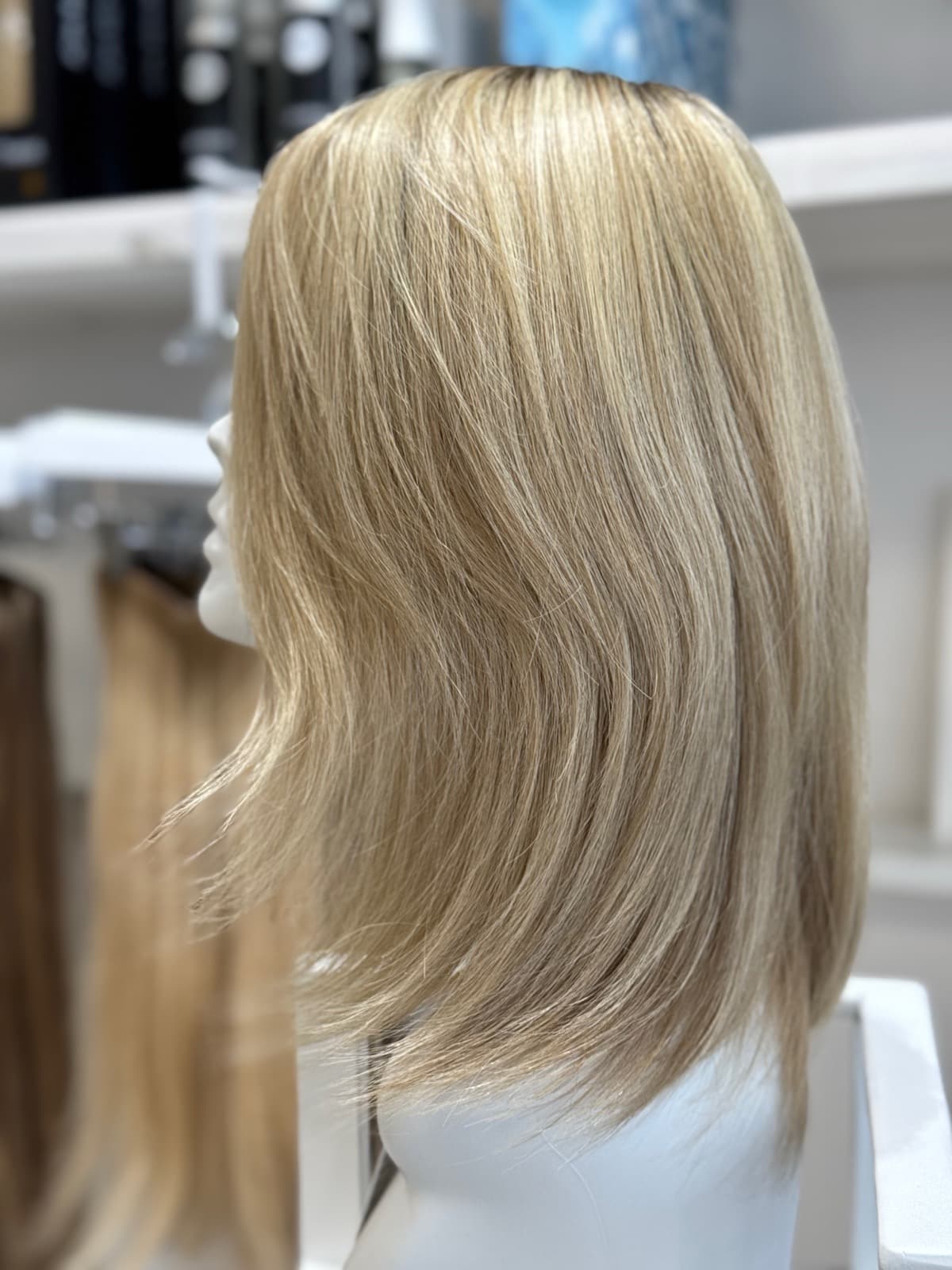Lite Medium-Length Blonde Wig